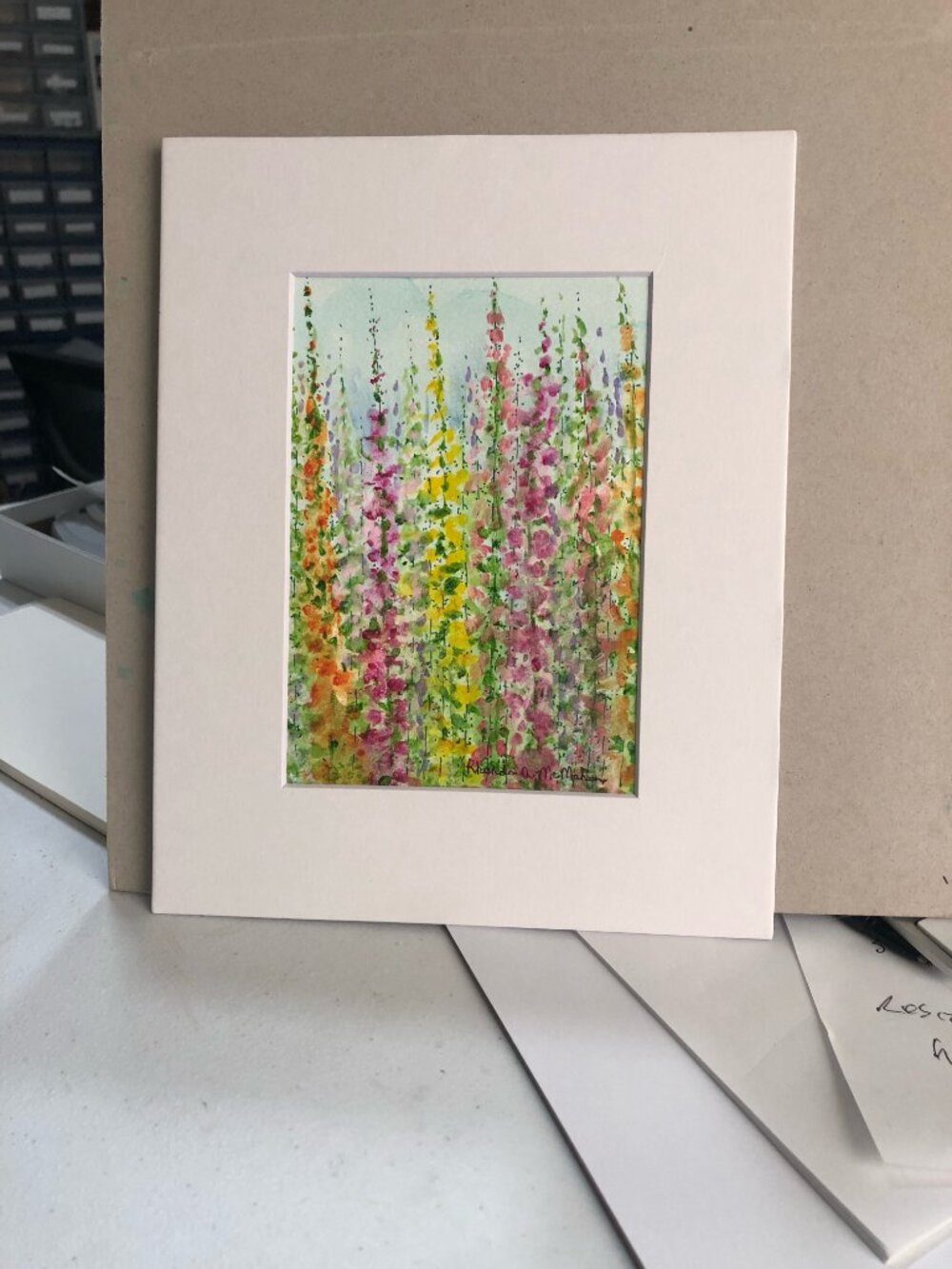 Snapdragon Watercolor Original  Painting